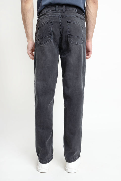 The Charcoal Tapper Fit Jeans